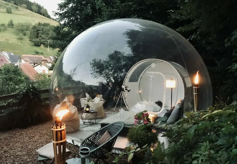 transparent crystal tents