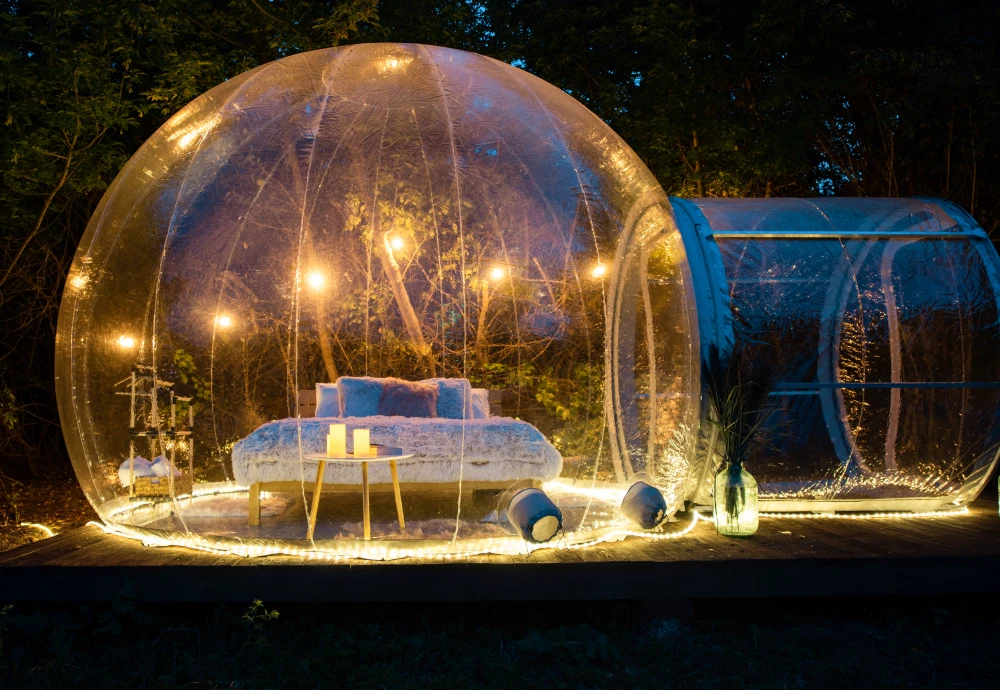 transparent crystal tents